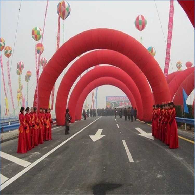 广州开业纯红拱门